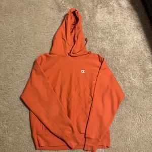 Orange Champion hoodie
